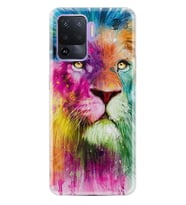 Kılıfland Oppo Reno 5 Lite Kılıf Desenli Silikon Resimli Kapak Colorfull Leon 2 Kılıf 1388
