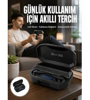 Kulak İçi Bluetooth Kulaklık Rgb Işıklı Çift Mikrofonlu İos/android Uyumlu Bt 5.2 Yeni Nesil