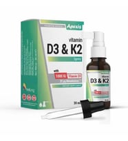 Apexis Vitamin D3 & K2 Takviye Edici Gıda Sprey 30 ml