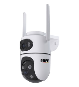 Baff ICS-5637 6mp Çift Lens Wifi Akıllı Güvenlik Kamerası Aı Hareket Takipli