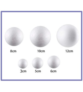 Misyon Köpük Top No:8 cm 12Li