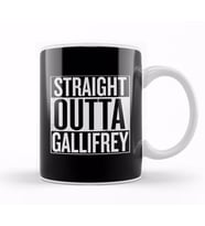 Straight Outta Gallifrey Doctor Who White Kupa Bardak Porselen