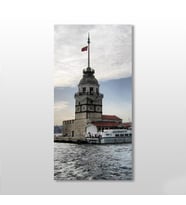 İstanbul Kız Kulesi Kanvas Tablo 70x105cm (Karışık)