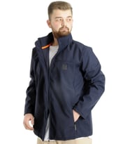 Mode XL Büyük Beden Erkek Mont Waterproof Softshell 21232 Lacivert