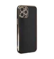 Apple İphone 12 Pro Max Kılıf Volet Silikon - Siyah