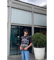 Memetics Printed Oversize Black Tshirt (Siyah)