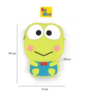 Ogi Mogi Toys Silikon Yeşil Kurbağa Omuz Çantası