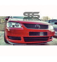 Vw Touran Cupra R Uyumlu Ön Lip Mat Siyah Ön Tampon Lip
