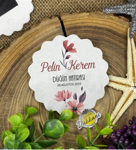 6cm Özel Baskılı Magnet Uv Baskılı - Çiçek 13