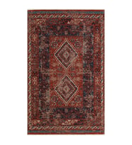 Hoom Rugs Anatolia Qilim ANQ 02 Multy Yıkanabilir Kaymaz Tabanlı Halı (Çok Renkli)