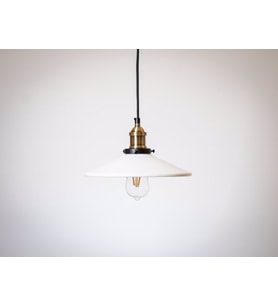 RİOLİGHT RETRO TEKLİ METAL SARKIT AVİZE ŞAPKA ÇAPI: 28CM (Siyah)