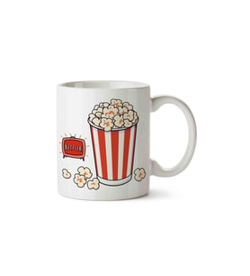 Netflix Popcorn Porselen Kupa Bardak