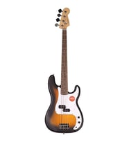 Squier 0379700503 Debut Precision Bass Gitar (2-Color Sunburst) Başlangıç Seviyesi Laurel Klavye ve Uygun Fiyatlı P-Bass
