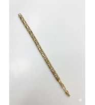 Zirkon Taşlı Pirinç Cm Bileklik 17+2 Cm - Kbl0401