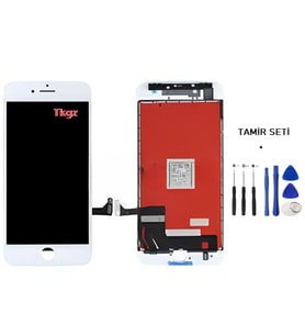 iPhone 7 Uyumlu Lcd Ekran Dokunmatik A+A KALİTE (LW MARKA) BEYAZ + TAMİR SETİ