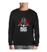 Star Wars - Best Dad Siyah Çocuk Sweatshirt