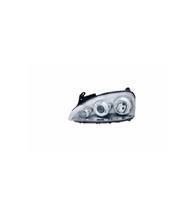 OPEL CORSA ÖN FAR ELEKTRİKLİ MOTORLU MERCEKLİ SOL 2004-2006 93188581