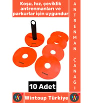 #AntrenmanMalzemesi Futbol Basketbol Voleybol Koordinasyon Hız Çeviklik Antrenman Çanağı 10 Adet
