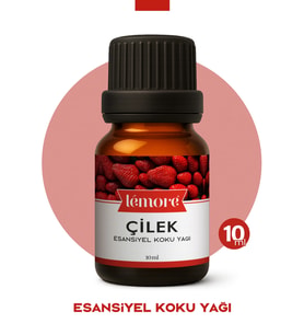 Çilek Koku Yağı Buhurdanlık Yağı Difüzör Esansı Küre 10ml