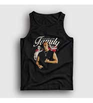 Presmono Unisex Siyah Family Fast And Furious Hızlı ve Öfkeli Atlet 421053tt