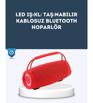 Tf Kart Ve Aux Destekli Ipx6 Suya Dayanıklı Bluetooth Hoparlör