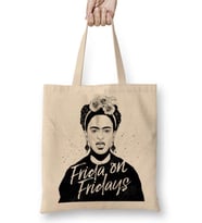 Frida Kahlo 010 Bez Çanta Uzun Saplı