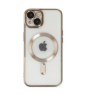 iPhone 14 Plus Kılıf Kross Magneticsafe Kapak - Gold
