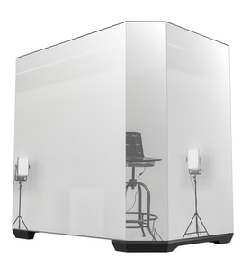 BITFENIX 850W 80+ BRONZE Ayna efektli MIRROR T10 Siyah Gaming Mid-Tower PC Kasası