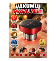 Isıtmalı Çok Kademeli Vakumlu Masaj Aleti – Akıllı Dinamik Çukurluk Terapi Cihazı