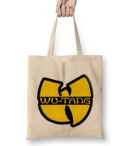 Wu Tang Clan Logo Wutang Clan Vintage 9Os Vintage Style Bez Çanta Uzun Saplı