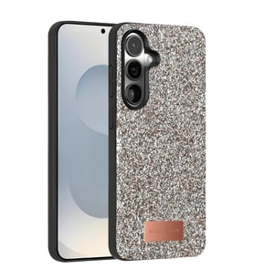 Onegif Galaxy S25 Bright Simli Kapak - Gümüş