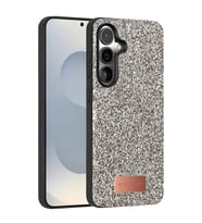 Onegif Galaxy S25 Bright Simli Kapak - Gümüş