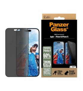 PanzerGlass iPhone 16 UWF Hayalet Cam Ekran Koruyucu