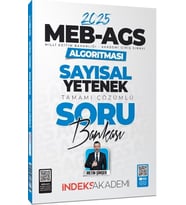 2025 MEB AGS Algoritması Sayısal Yetenek Soru Bankası İndeks Akademi