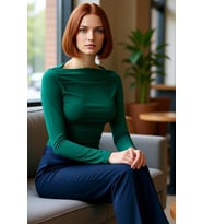 Kadın Bordo Kayık Yaka Drapeli Fitted Esnek Örme Uzun Kollu Bluz Smart Casual Günlük ve Gece