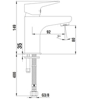 AR Fia Tek Gövde Lavabo Bataryası 102108962 (Krom)