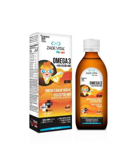 Zade Vital Miniza Omega-3 Balık Yağ Ve Yer Fıstığı Yağı 150 ml
