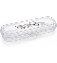 Home Kilitli Seyahat Kutusu Şeffaf Organizer – Diş Fırçalık, Çatal Kaşıklık, Çok Amaçlı Saklama Kutusu, Valiz İçi Düzenleyici, Taşınabilir Hijyenik Kap, 23x6x4 cm (Çatal Kaşıklık)