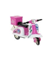 Çek Bırak Metal Vespa Motor 12 Cm - FY361A-12D - Pembe