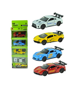 Oyuncak Metal Arabalar Çek Bırak 4'lü Set 10 Cm 1:64 Ölçek