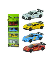 Oyuncak Metal Arabalar Çek Bırak 4'lü Set 10 Cm 1:64 Ölçek