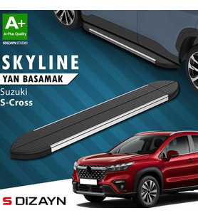 S-Dizayn Suzuki SX4 2 S-Cross Skyline Krom Yan Basamak 173 Cm 2014-2021 A+ Kalite
