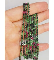 Anyolit (Rubizoit- Rubyzoisit) Taşı 3mm Dizi (45936)