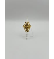 Arnes Jewelry Çelik 22 Ayar Altın Kaplama Ayarlanabilir Yüzük (Gold)