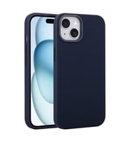 iPhone 15 Kılıf M-Safe Şarj Özellikli Kumaş Tasarımlı Miami Sert PC Kılıf