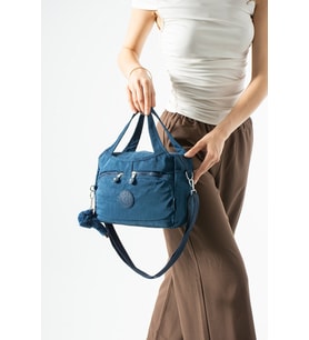 Ultra hafif, çok bölmeli Kol, Omuz El çantası (spor, seyahat, gündelik) Lacivert Model: 571-6Z