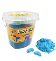 Lino Kinetik Kum 500 gr. Kova + 3 Kalıp MAVİ 