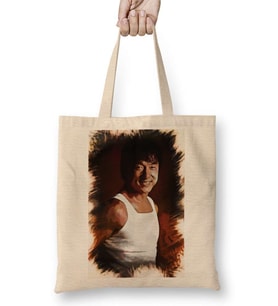 Jackie Chan Portrait Bez Çanta Uzun Saplı