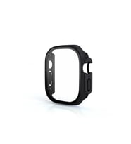 Apple Watch Ultra 49mm Uyumlu Kasa ve Ekran Koruyucu Zore Watch Gard 19 (Siyah)