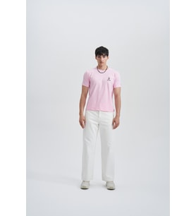 Face Of Niho Erkek Taş T-Shirt (Pembe)